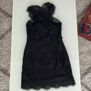 Elegant Black Lace Dress